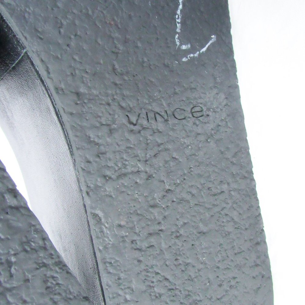 VINCE Mari Braided Leather Platform Sandals Slip-On Slide Sandals Size- 8.5~$350 - Picture 16 of 16